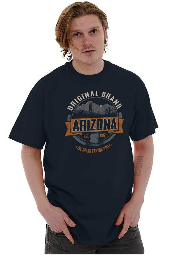 Arizona AZ Local Hometown State Pride Men's Graphic T Shirt Tees Brisco Brands X