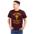thumbnail image 1 of Arizona AZ Southwest Cow Skull Cool Men's Graphic T Shirt Tees Brisco Brands 2X, 1 of 6