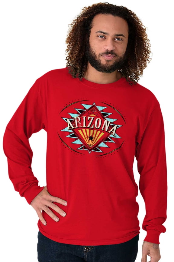 Arizona AZ Southwestern State Flag Long Sleeve TShirt Men Women Brisco Brands M