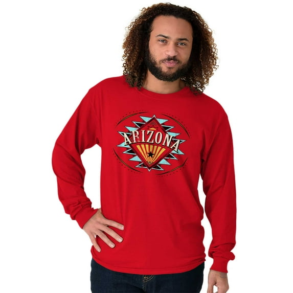 Arizona AZ Southwestern State Flag Long Sleeve TShirt Men Women Brisco Brands X