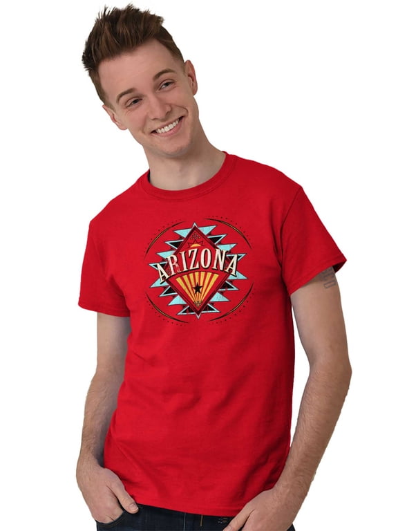 Arizona AZ Southwestern State Flag Men's Graphic T Shirt Tees Brisco Brands X