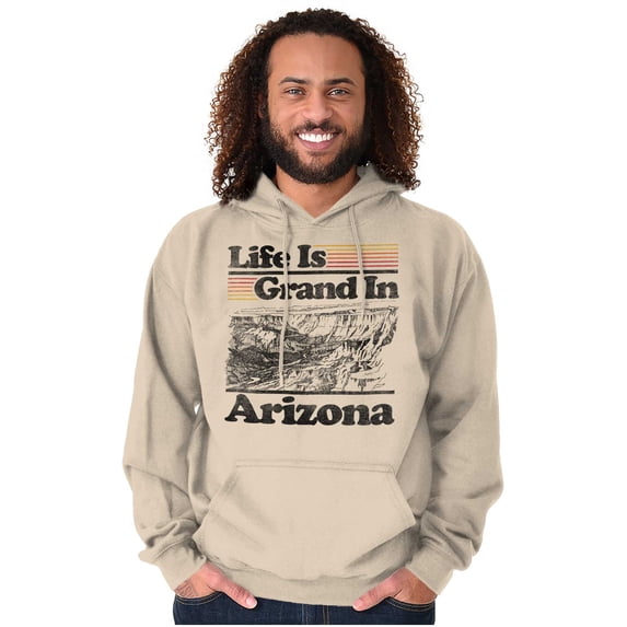 Arizona AZ Vintage Grand Canyon State Hoodie Sweatshirt Women Men Brisco Brands 2X
