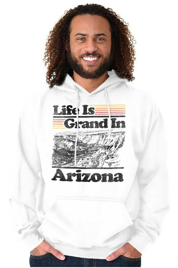 Arizona AZ Vintage Grand Canyon State Hoodie Sweatshirt Women Men Brisco Brands L