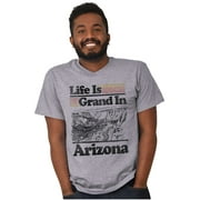 Arizona AZ Vintage Grand Canyon State Men's Graphic T Shirt Tees Brisco Brands 2X