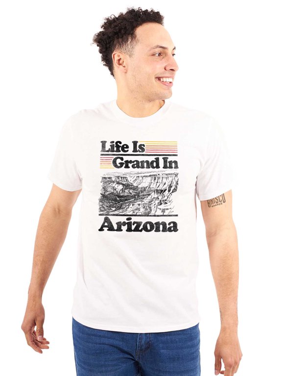 Arizona AZ Vintage Grand Canyon State Men's Graphic T Shirt Tees Brisco Brands L