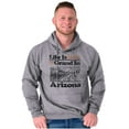 thumbnail image 1 of Arizona AZ Vintage Grand Canyon State Unisex Plus Fleece Graphic Hoodie Brisco Brands 3X, 1 of 5