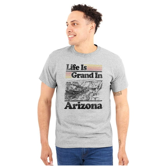 Arizona AZ Vintage Grand Canyon State Plus Size Crewneck Graphic Tee Shirt Brisco Brands 2X