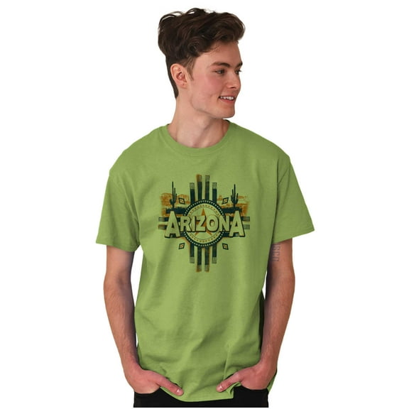 Arizona AZ Zia Desert Sun Symbol Men's Graphic T Shirt Tees Brisco Brands S