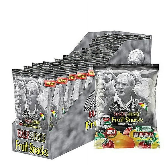 Arizona Arnold Palmer Half and Half Fruit Snacks, Gluten Free Snacks, 5 Ounce Individual Bags (Pack of 12)