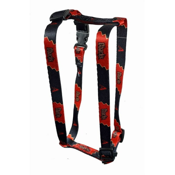 Arizona Baseball Dbacks Diamondbacks Large 1 Inch wide Adjustable Dog Harness - 20" - 30"