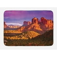 thumbnail image 1 of Arizona Bath Mat, Picturesque Grand Canyon Cliffs Rock in Formations Valley with Violet Sky, Plush Bathroom Decor Mat with Non Slip Backing, 29.5" X 17.5", Multicolor, by Ambesonne, 1 of 2