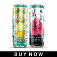 thumbnail image 1 of Arizona Black & White Tea + Arizona Whipped Pineapple Orange Fruit Juice, 22 fl oz Can, 24‑Pack (12 Each), 1 of 5