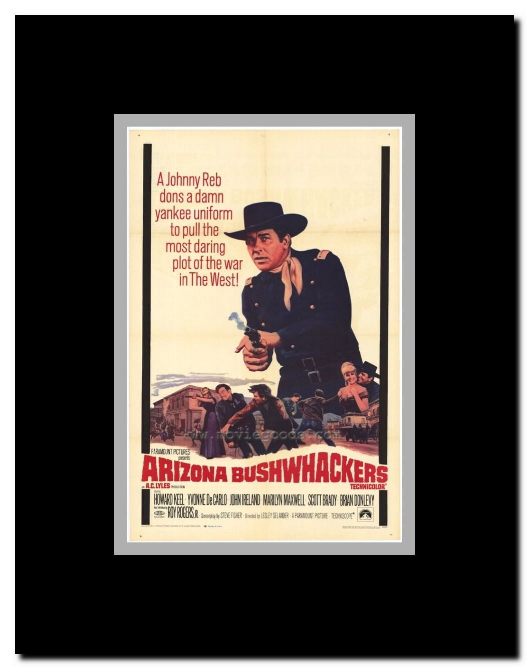 Arizona Bushwhackers Framed Movie Poster