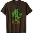 thumbnail image 1 of Arizona Cactus - AZ Souvenir Unisex T-Shirt for Men Women Kids Toddler,Dark Chocolate Color,Size M, 1 of 5