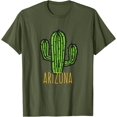 thumbnail image 1 of Arizona Cactus - AZ Souvenir Unisex T-Shirt for Men Women Kids Toddler,Military Green Color,Size 5XL, 1 of 5