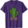thumbnail image 1 of Arizona Cactus - AZ Souvenir Unisex T-Shirt for Men Women Kids Toddler,Purple Color,Size 3XL, 1 of 5