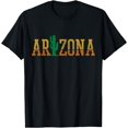 thumbnail image 1 of Arizona Cactus USA Souvenir Unisex T-Shirt for Men Women Kids Toddler,Black Color,Size 2XL, 1 of 5