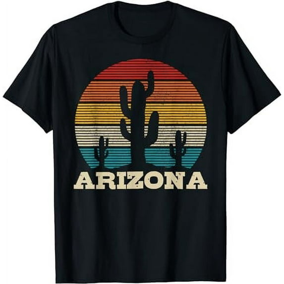 Arizona Cactus Vintage Retro Desert Souvenir Gift T-Shirt