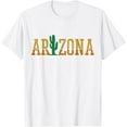thumbnail image 1 of Arizona Cactus Vintage Retro Pride Souvenir Gift T-Shirt, 1 of 2