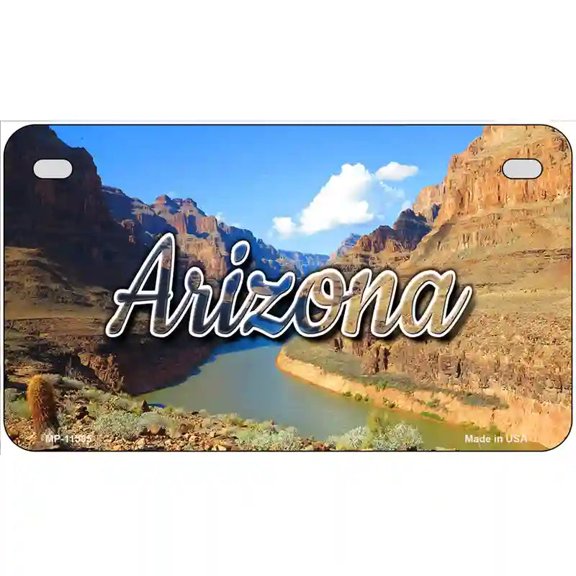 Arizona Canyon Novelty Metal State License Plate 7" x 4" Motorcycle