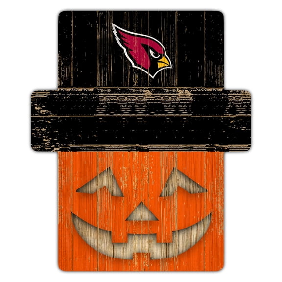 Arizona Cardinals 12" x 12" Jack-O-Lantern Display