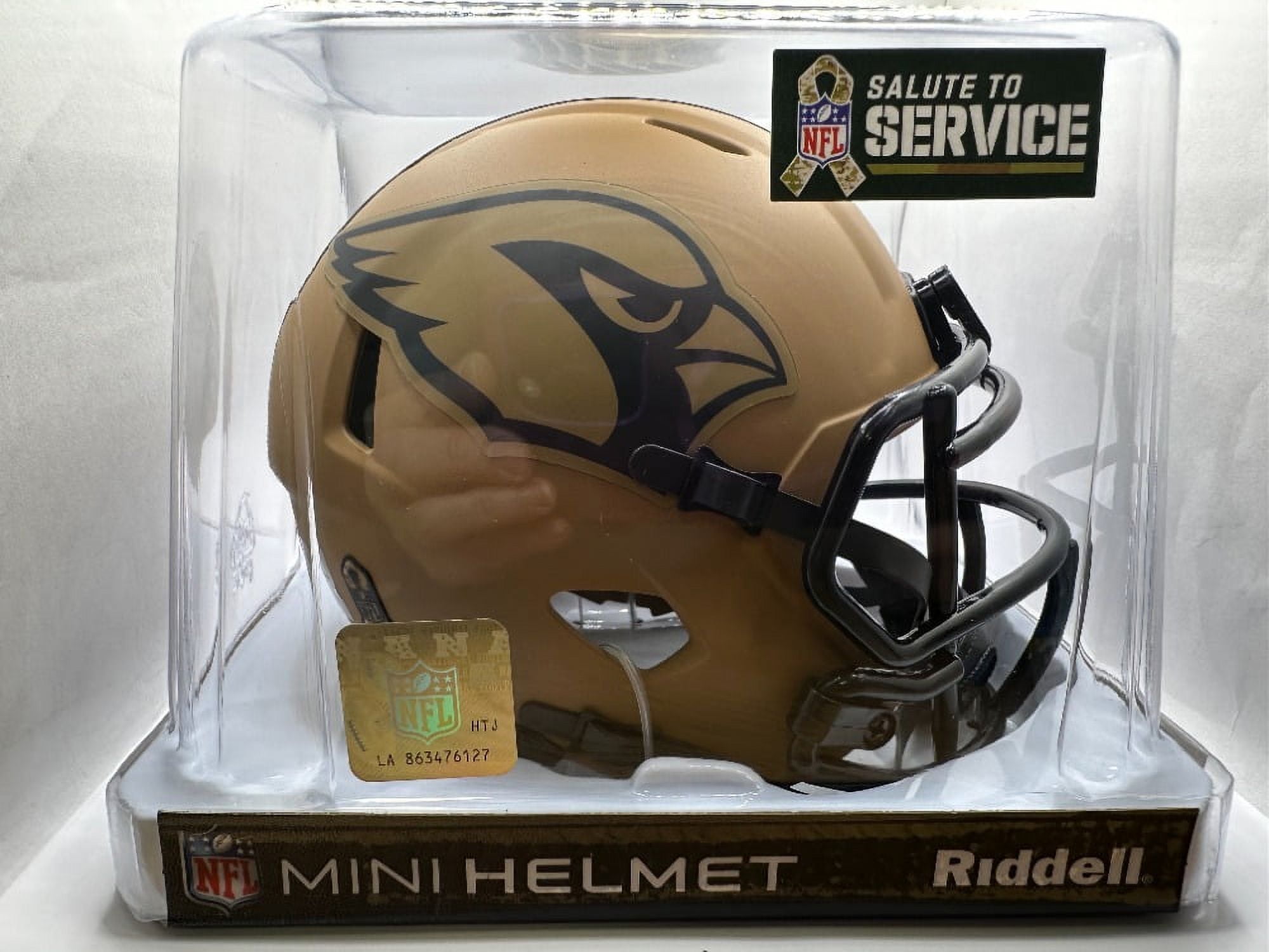 Arizona Cardinals 2023 NFL Salute to Service Riddell Speed Mini Helmet