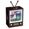 thumbnail image 1 of Arizona Cardinals 8" Vintage TV Water Globe Lantern with Mascot, 1 of 1