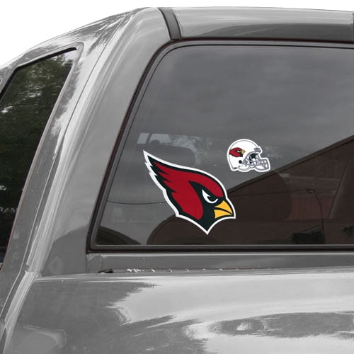 Arizona Cardinals 8'' x 8'' Team Logo Repositionable Decal Set - No Size