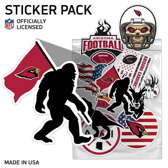 Arizona Cardinals Assorted Sticker Pack