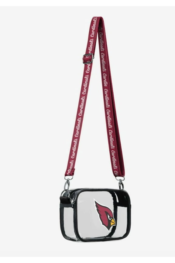 Arizona Cardinals Clear Crossbody Purse Football Bag FOCO