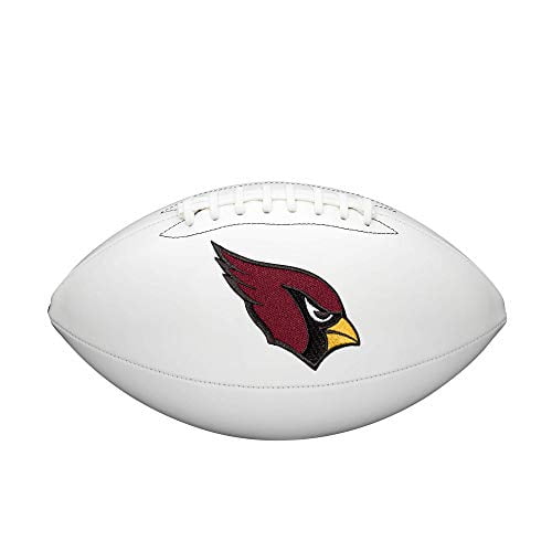 Arizona Cardinals Wilson NFL Live Signature Autograph White Panel Football - Deflated
