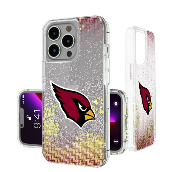 Arizona Cardinals Linen Logo iPhone Glitter Case