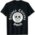 thumbnail image 1 of Arizona Chicana Squad Apparel Latina Clothing Mexican Skull T-Shirt, 1 of 5