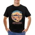thumbnail image 1 of Arizona Desert State T-Shirt Men's Vintage Nature Adventure Graphic Tee, 1 of 5