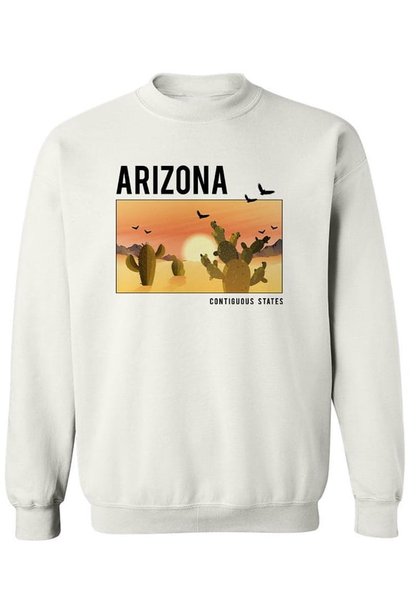 Arizona Dessert Sweatshirt Men -SPIdeals Designs, Male 3X-Large