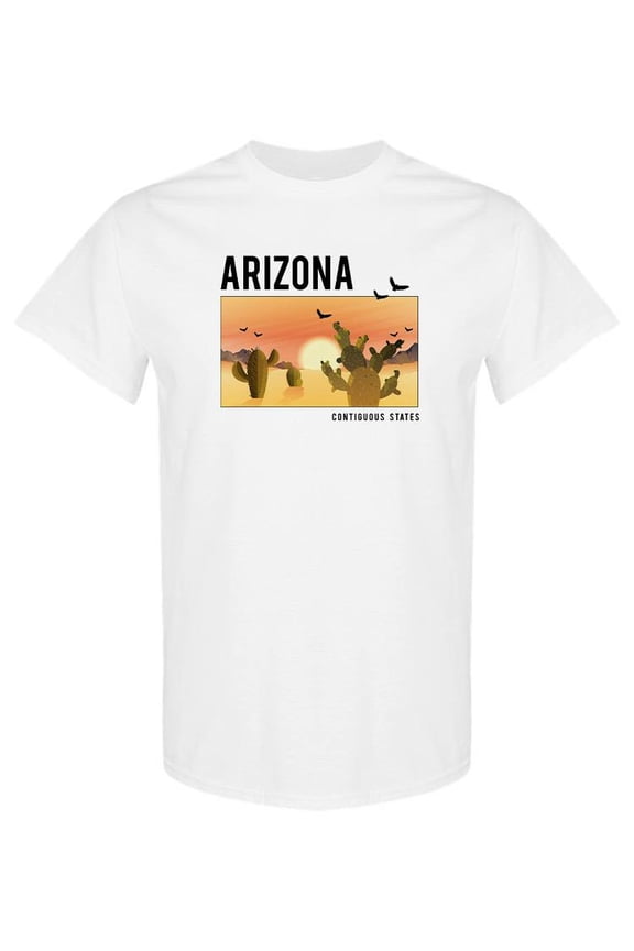 Arizona Dessert T-Shirt Men -SPIdeals Designs, Male 5X-Large