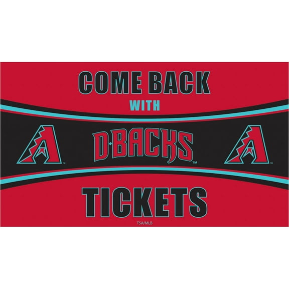 Arizona Diamondbacks 28" x 16" Come Back With Tickets Indoor/Outdoor Trapper Mat