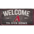 thumbnail image 1 of Arizona Diamondbacks 6'' x 12'' Welcome to Our Home Sign, 1 of 1