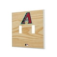 thumbnail image 1 of Arizona Diamondbacks Baseball Bat Design Double Toggle Light Switch Plates, 1 of 4