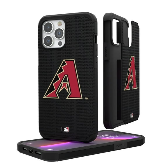 Arizona Diamondbacks iPhone Text Backdrop Rugged Case