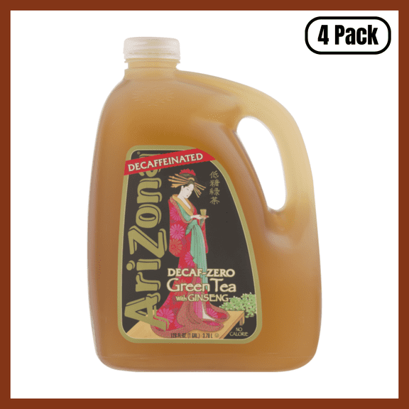Arizona Decaf Zero Green Tea, 128 fl oz Bottle