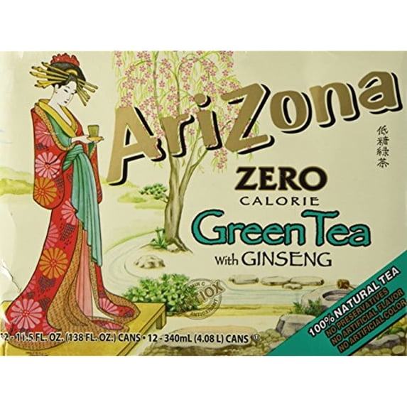 Arizona Diet Green Tea, 11.5-Ounce (12 Count)
