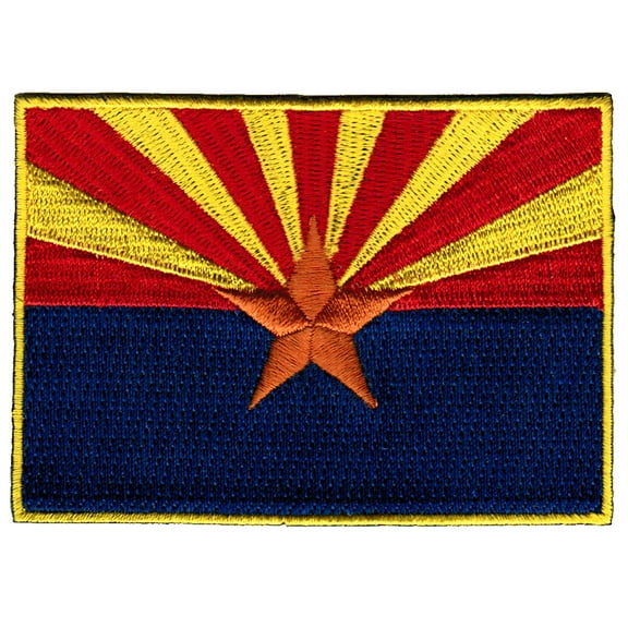 Arizona Embroidered Iron-On Flag Patch