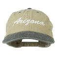 thumbnail image 1 of Arizona Embroidered Washed Cap - Khaki Black OSFM, 1 of 5