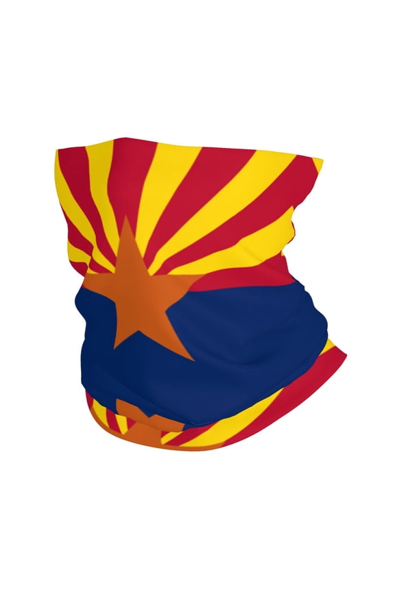 Arizona Flag Face Mask Bandanas Neck Gaiter Headwear Magic Scarf Headband For Dust Sun Wind