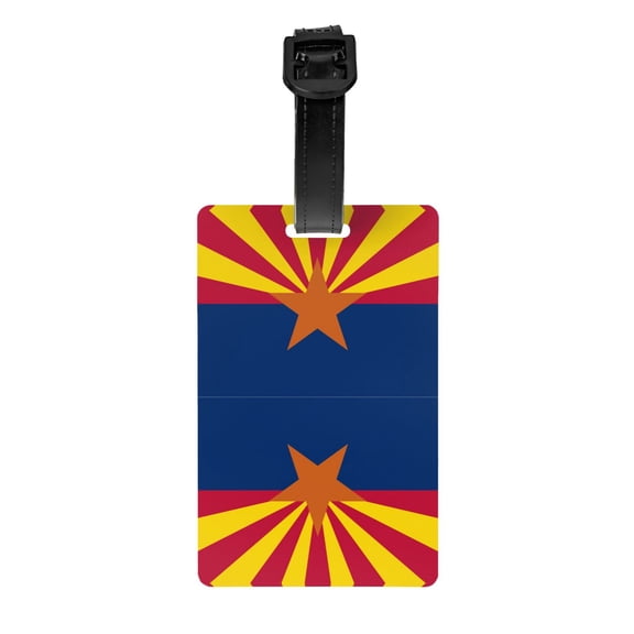 Arizona Flag Luggage Tag Name Id Card Suitcase Labels Identifiers Pvc Baggage Tags