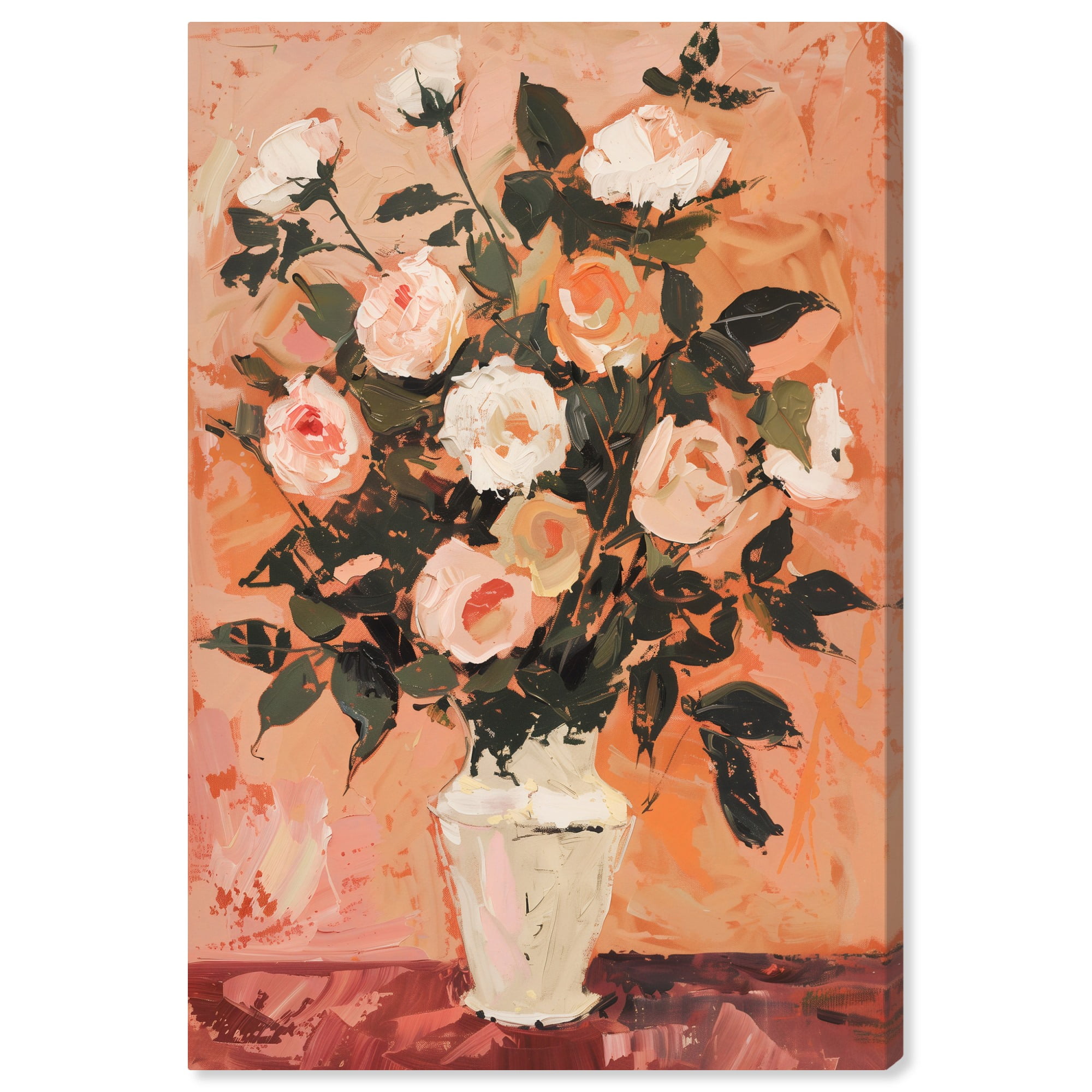 Arizona Flowers Boho Colorful Canvas Wall Art, 10" x 15"