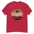 thumbnail image 1 of Arizona Game Day Hustle Football T-Shirt Unisex Men's or Women's (Cardinal, S), 1 of 2