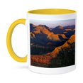 thumbnail image 1 of 3dRose, Arizona, Grand Canyon NP, Mesas at sunset - US03 RER0009 - Ric Ergenbright, 15oz Two-Tone Yellow Mug, 1 of 7