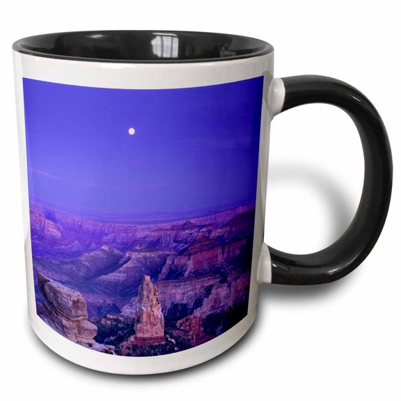 3drose, Arizona, Grand Canyon Np, Point Imperial - Us03 Bja0040 - Jaynes Gallery, 11oz Two-tone Black Mug